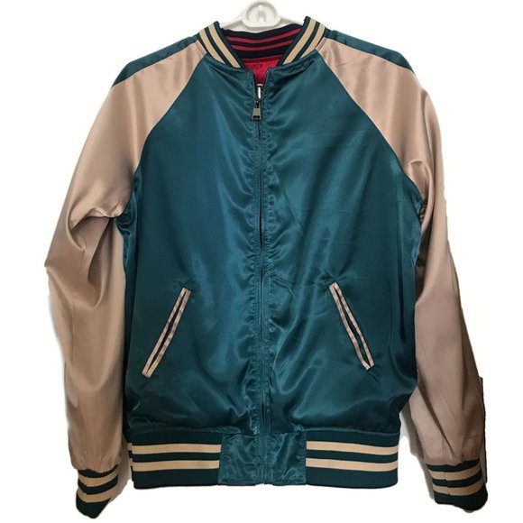 Zara | Reversible Embroidered Bomber Jacket - Picture 7 of 7